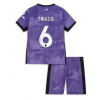 Camisa de time de futebol Liverpool Thiago Alcantara #6 Replicas 3º Equipamento Infantil 2023-24 Manga Curta (+ Calças curtas)